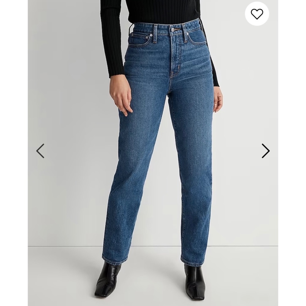 Madewell The Curvy Perfect Vintage Straight Jean in Mayfield Wash